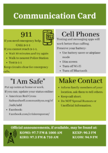 Communication Card